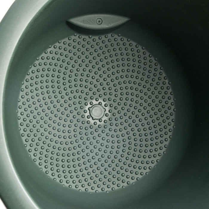 Elho June Round High 40 - Groen - Ø 39 x H 70 cm - Binnen en Buiten - 100% gerecycled