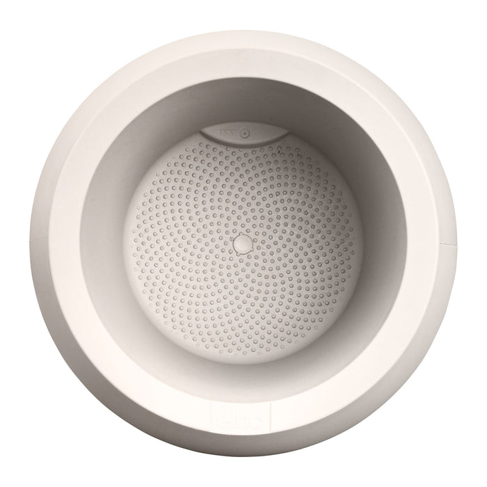 Elho June Split Low 46 - Linnen wit - Ø 46 x H 42 cm - Binnen en Buiten - 100% gerecycled kunststof