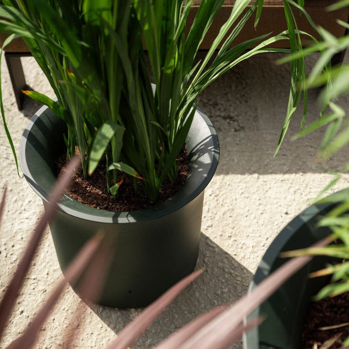 Elho June Tulip 47 - Groen - Ø 47 x H 43 cm - Binnen en Buiten - 100% gerecycled