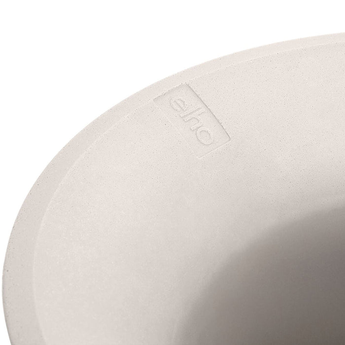 Elho June Tulip 47 - Linnen wit - Ø 47 x H 43 cm - Binnen en Buiten - 100% gerecycled