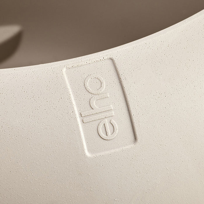 Elho Amber Roll Low 60 - Balanced beige - Ø 60 x H 46 cm - Binnen en Buiten - 100% gerecycled