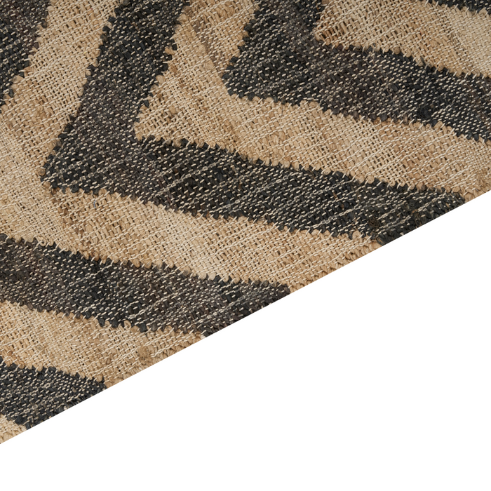 Beliani-DEDEPINARI-Laagpolig vloerkleed-Beige-160 x 230 cm-Jute