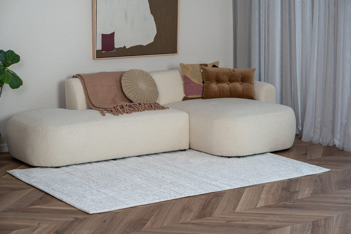 Interieur05 Scandinavisch vloerkleed Prent creme|wit - 200 x 280 cm