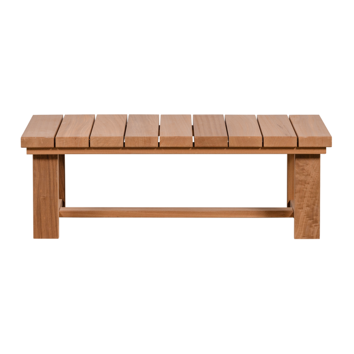WOOOD Banco Salontafel Tuin - Hout|Metaal - Naturel - 42x122x68