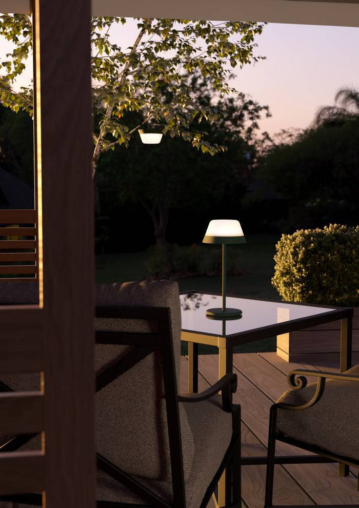 EGLO Meggiano Tafellamp - 32 cm - Groen|Wit