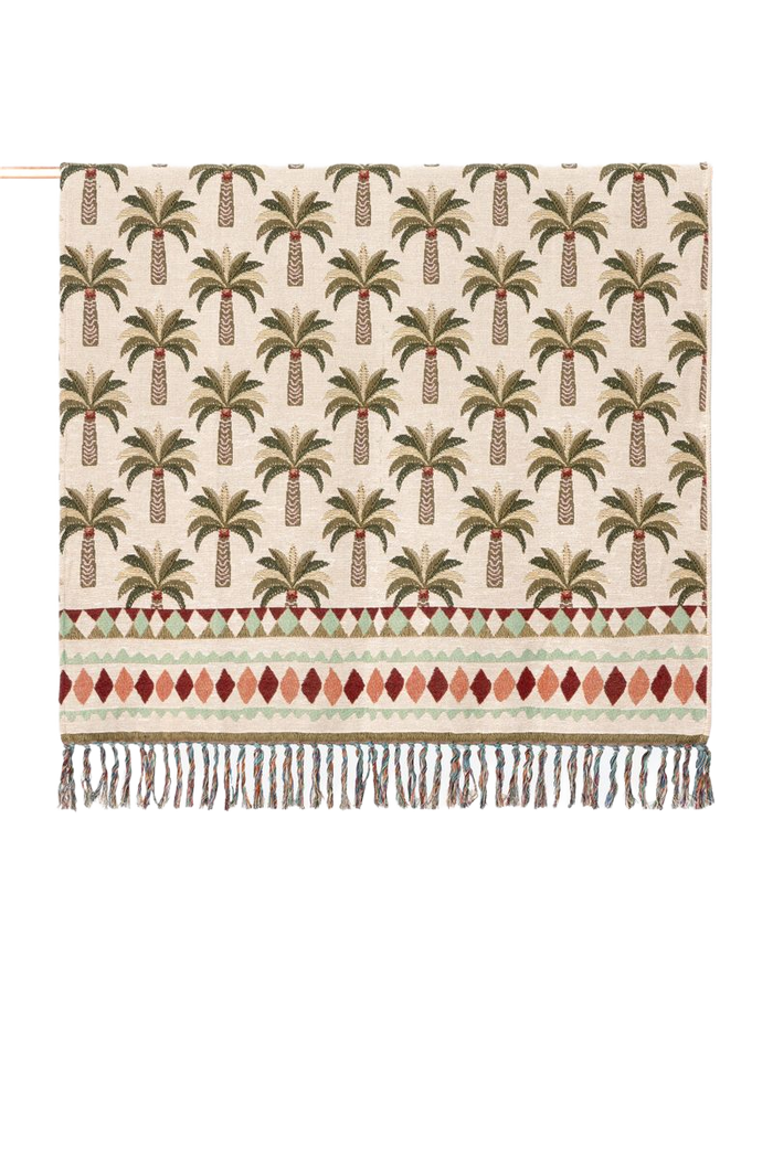 Sissy-Boy Multicolour sprei met palmbomen (130x180 cm)