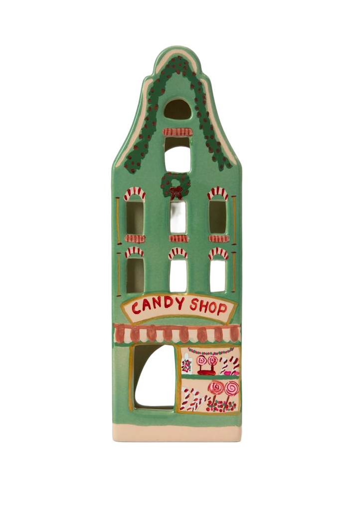 Sissy-Boy Donkergroen waxinelichthouder snoepwinkel