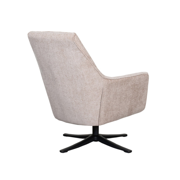 LABEL51 - Draaifauteuil Tod - Clay Elite - Zwart Metaal