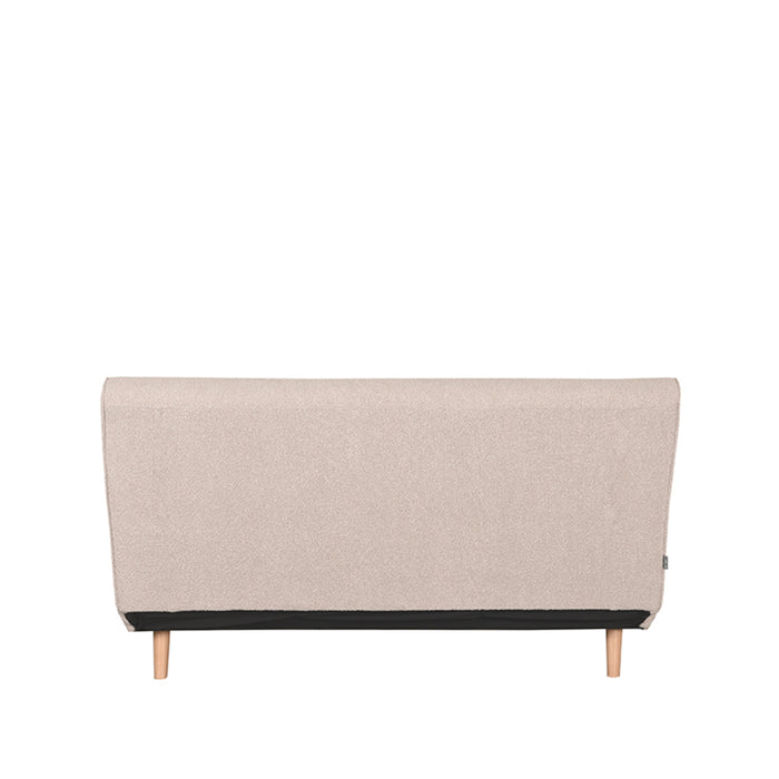 LABEL51 - Slaapbank Double - Naturel Boucle - Naturel Hout