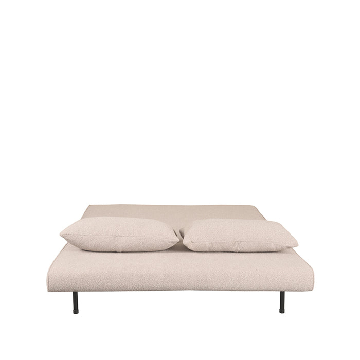 LABEL51 - Slaapbank Double - Naturel Boucle - Naturel Hout