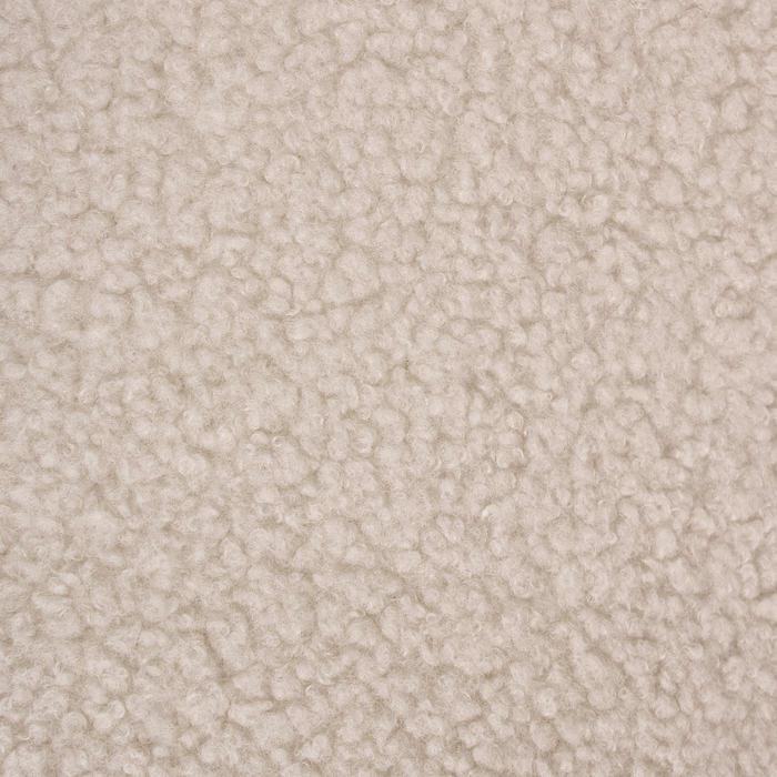 Beliani - SANILAC - Eetkamerstoel set van 2 - Beige - Bouclé