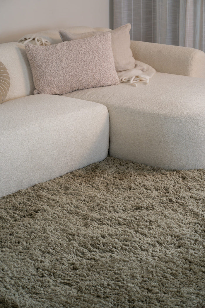 Hoogpolig vloerkleed Pilo groen polyester Interieur05 - 240 x 340 cm