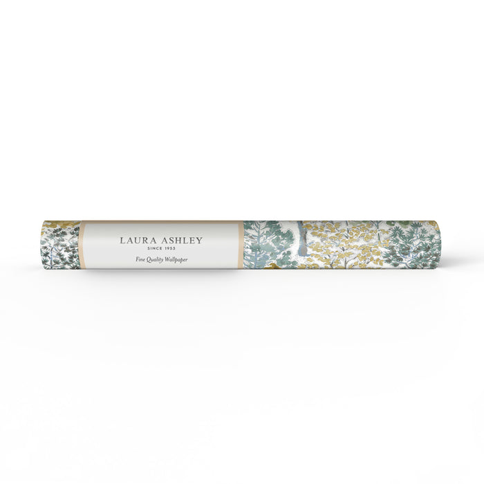 Laura Ashley - Vliesbehang - Bernwood geel