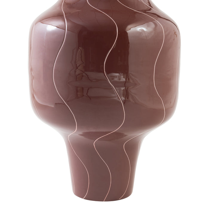 by fonQ Spire Vaas Ø 31 cm - Hot Chocolate