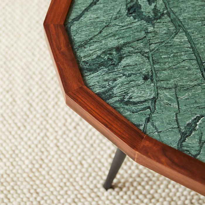 Tikamoon - Jade - Massief palissander en marmeren salontafel