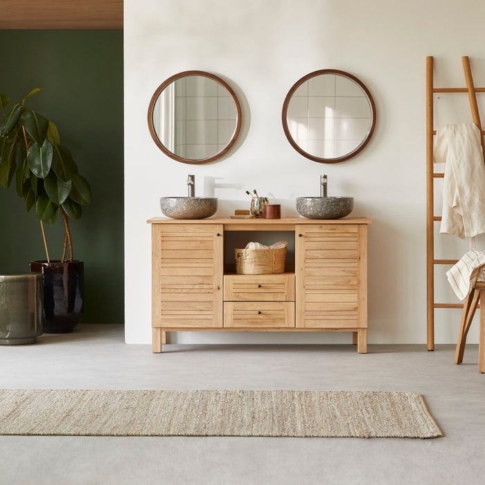 Tikamoon - Soho - Massief eikenhouten badmeubel 125 cm