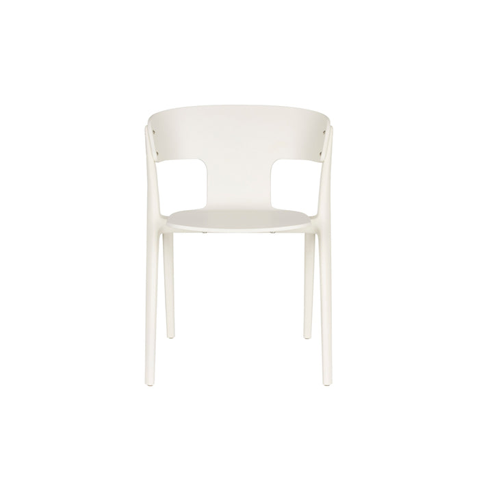 Zuiver Horizon Outdoor Eetkamerstoelen Off-White - Set van 4 - Beige