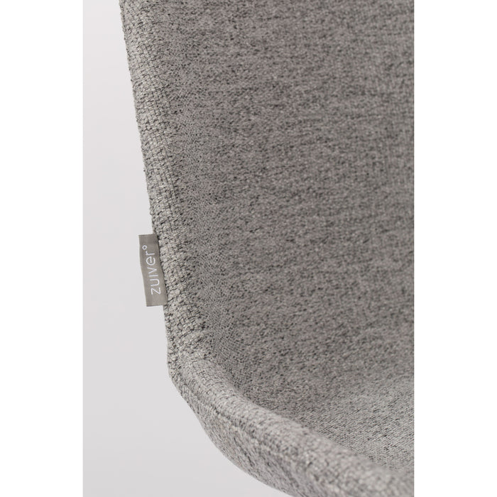 Zuiver Albert Kuip Soft Eetkamerstoelen Lichtgrijs - Set van 2