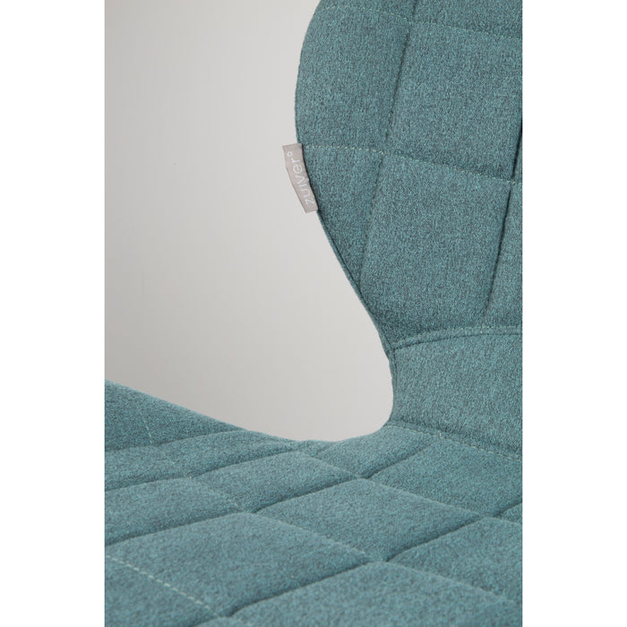 Zuiver OMG Eetkamerstoelen Blauw - Set van 2