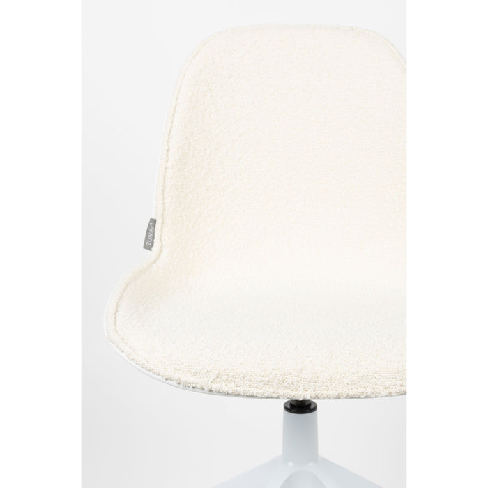 Zuiver Albert Kuip Swivel Eetkamerstoelen Wit - Set van 2