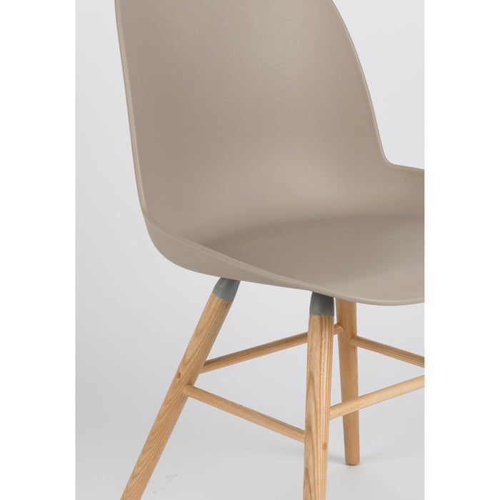 Zuiver Albert Kuip Eetkamerstoelen Taupe - Set van 2