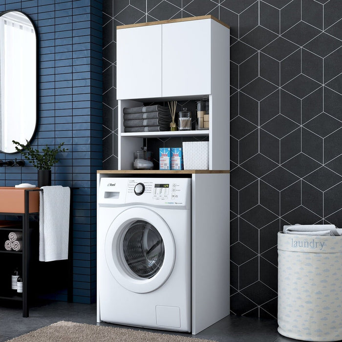 Calicosy - JUNE Wasmachinerek - H183,6 cm - Wit