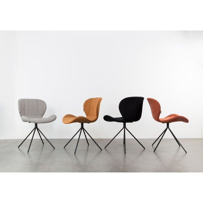 Zuiver OMG Eetkamerstoelen Licht Grijs - Set van 2