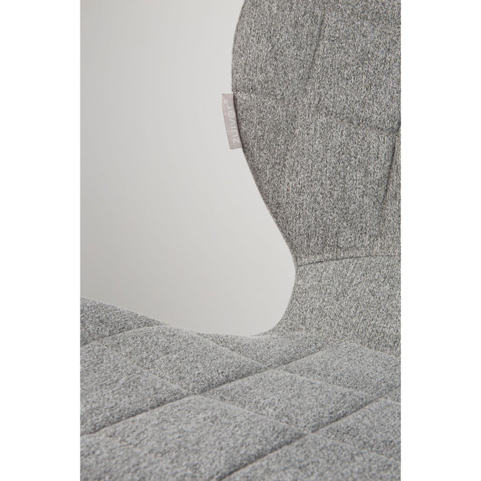 Zuiver OMG Eetkamerstoelen Licht Grijs - Set van 2