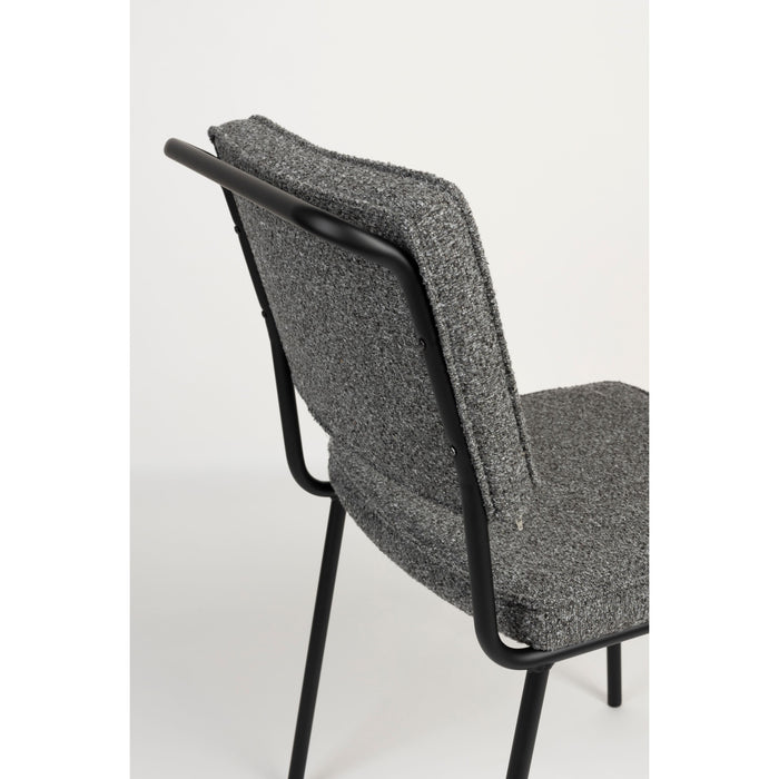 Zuiver Buddy Eetkamerstoelen Zwart - Set van 2