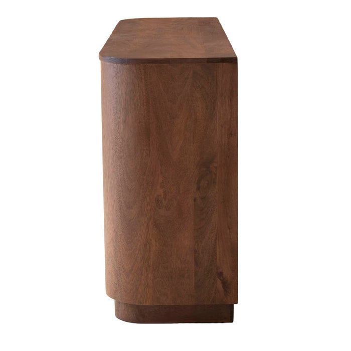 DÉJA Living - Dressoir Donkerbruin Mangohout - 160x40x80cm - Zenia