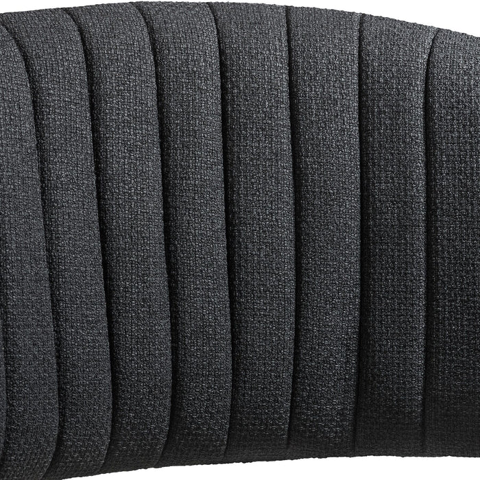 tectake® Eetkamerstoel Bedano, gestoffeerd, geweven stof, 150 kg