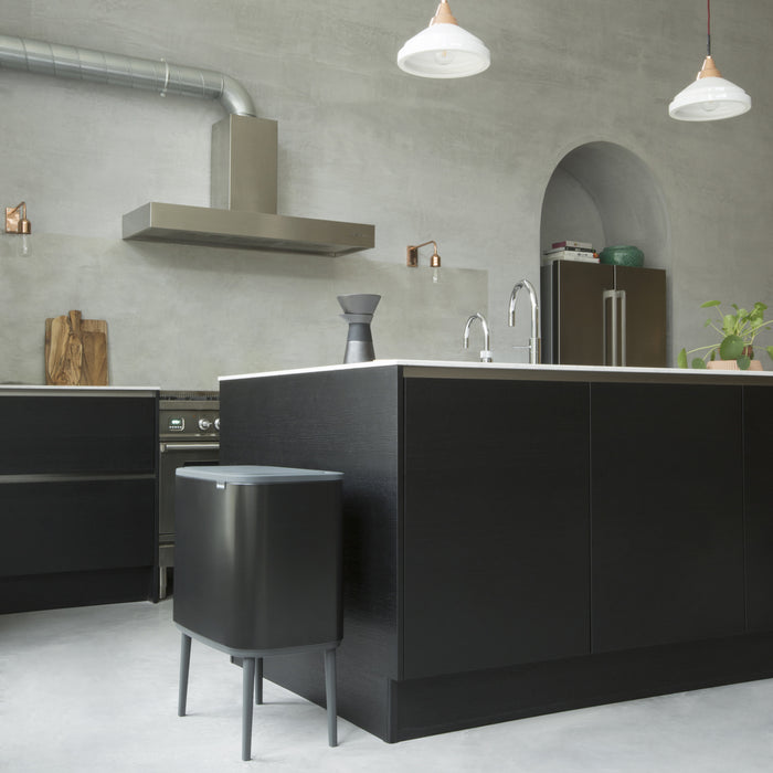 Brabantia Bo Touch Bin Afvalemmer 3 x 11 L - Zwart