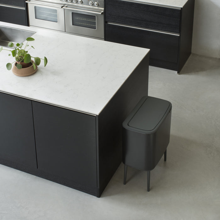 Brabantia Bo Touch Bin Afvalemmer 3 x 11 L - Zwart