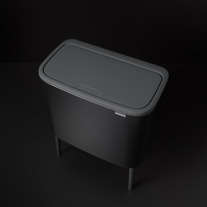 Brabantia Bo Touch Bin Afvalemmer 3 x 11 L - Zwart