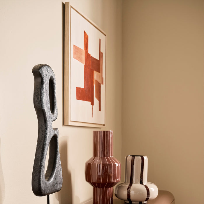 by fonQ Structure Ornament H 60 cm - Zwart