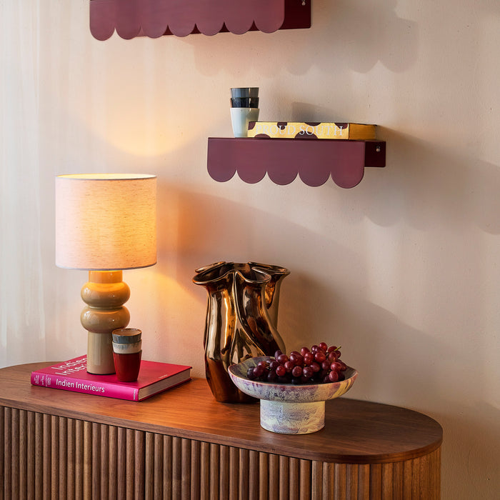 by fonQ Dottie Wandplank - Set van 2 - Hot Chocolate