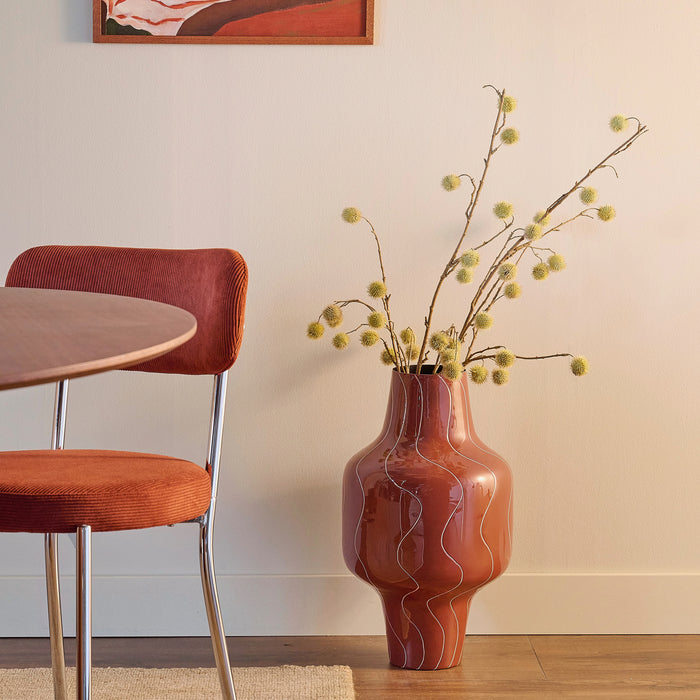 by fonQ Spire Vaas Ø 31 cm - Hot Chocolate