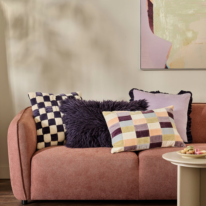 by fonQ Knitt Sierkussen 50 x 50 cm - Paars