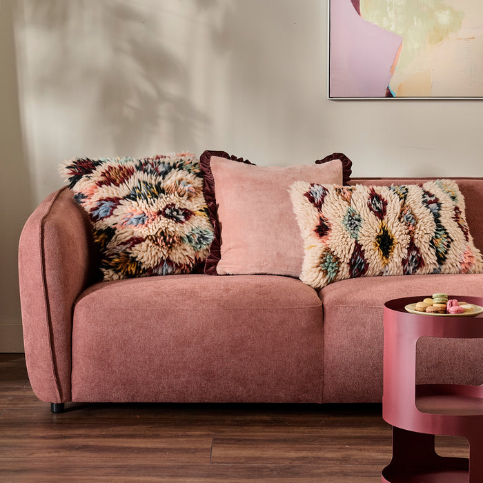 by fonQ Velou Sierkussen 50 x 50 cm - Dusty Pink