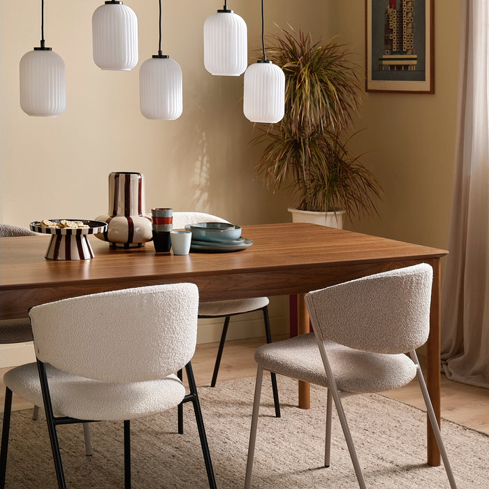 by fonQ Frisk Eettafel Uitschuifbaar 180/230 x 90 cm - Walnoot