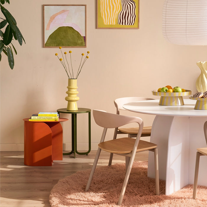 by fonQ Noux Eettafel Ø 120 cm - Wit