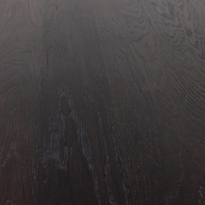 by fonQ Oakline Curve Eettafel B 200 cm - Mystic Brown