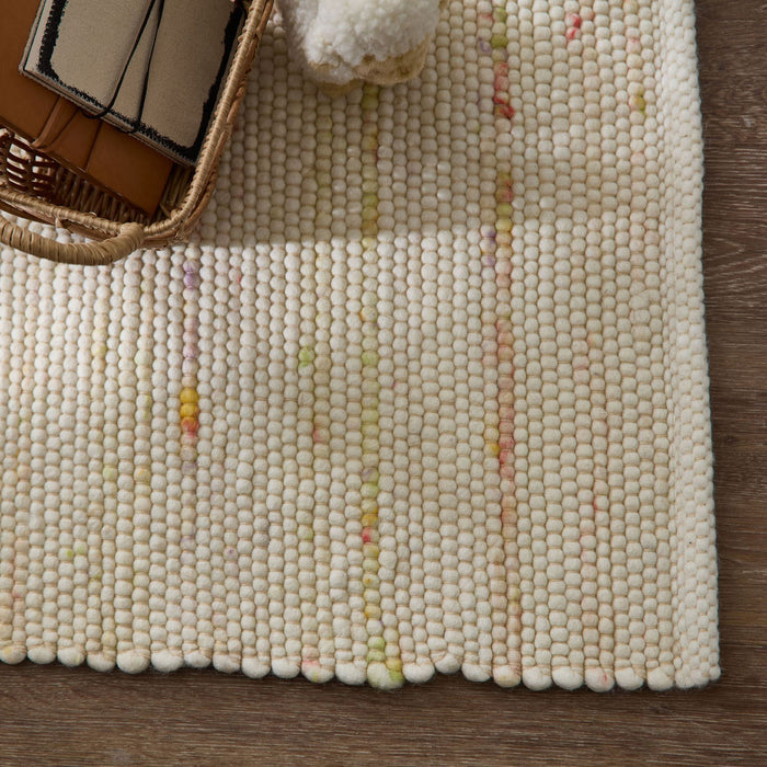Theko Handgeweven wollen tapijt Alpen 90x160 cm - Multipastel
