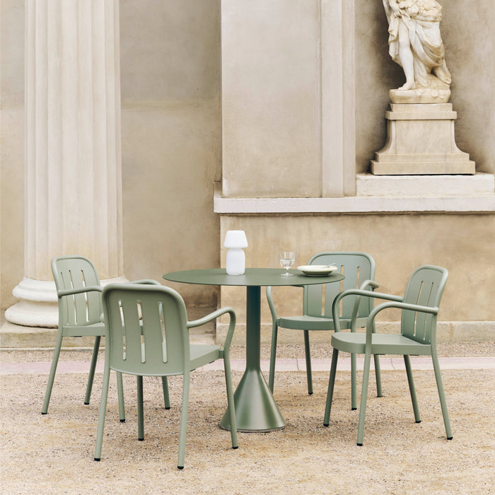 HAY Deville Tuinstoel met Armleuning - Thyme Green