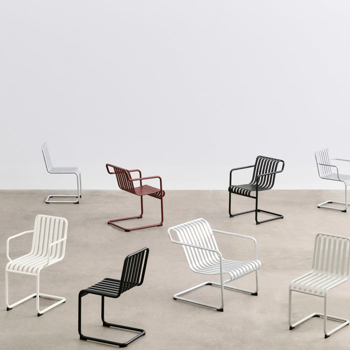 HAY Palissade Cantilever Stoel met Armleuning - Iron Red