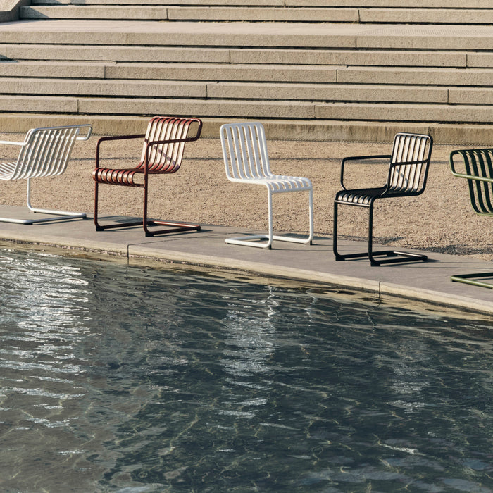 HAY Palissade Cantilever Lounge Chair Low - Gegalvaniseerd Staal