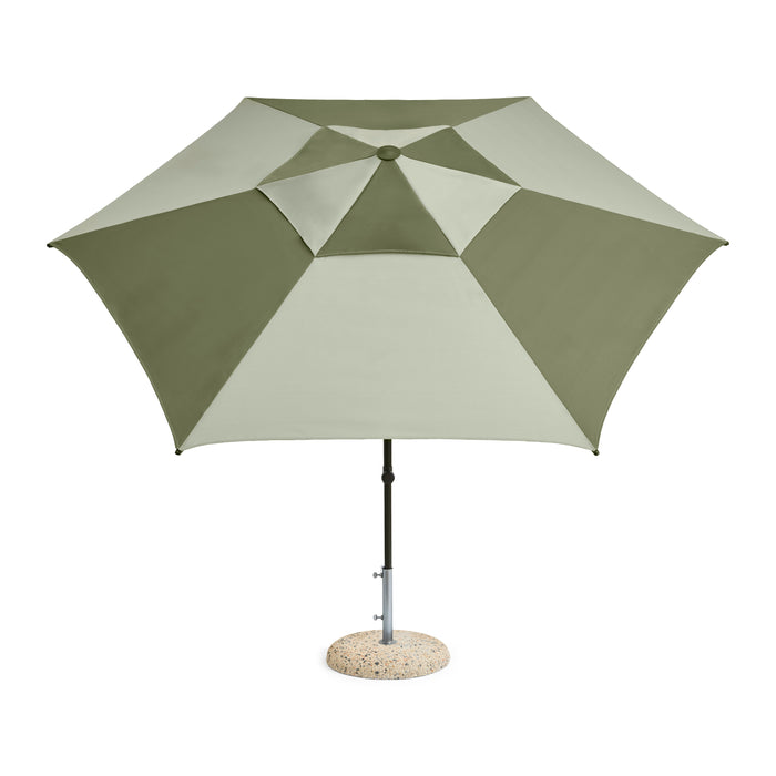 HAY Terrazza Parasol Zeshoek - Groen