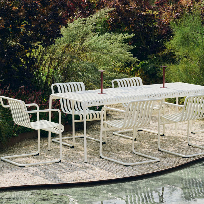 HAY Palissade Tuintafel 220 x 90 cm - Crème Wit