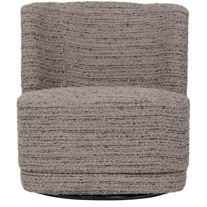 WOOOD Atty Draaifauteuil - Grove Melange - Beige - 75x74x65