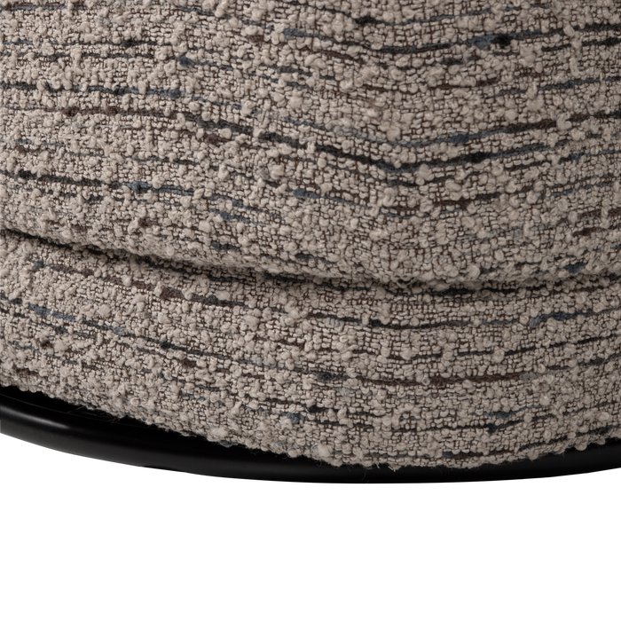 WOOOD Atty Draaifauteuil - Grove Melange - Beige - 75x74x65